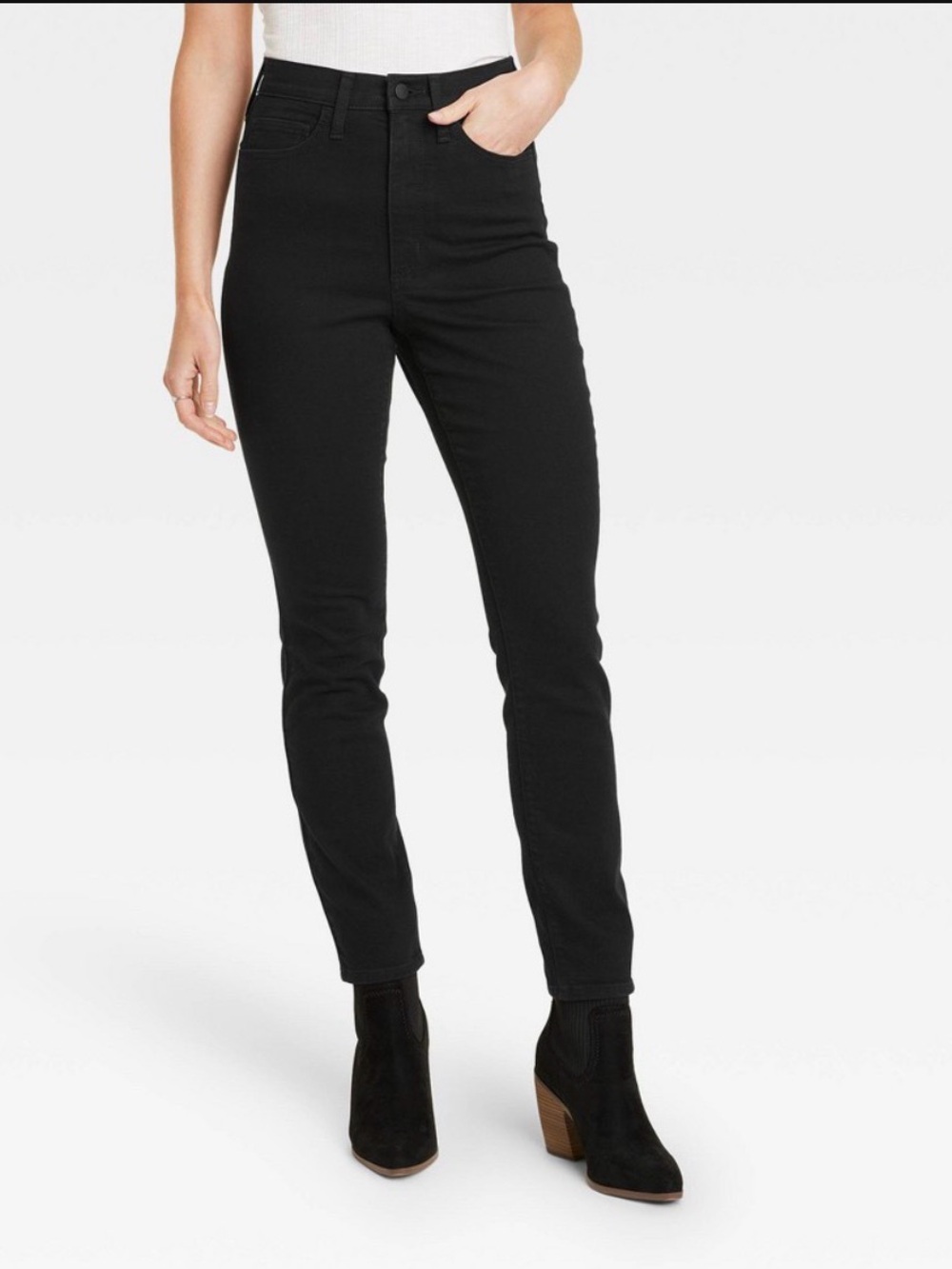 Universal Thread Black High-Rise Skinny Jeans